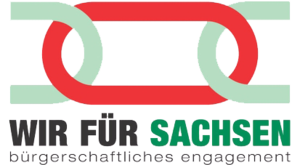 Förderlogo Wir für Sachsen bürgerschaftliches Engagement